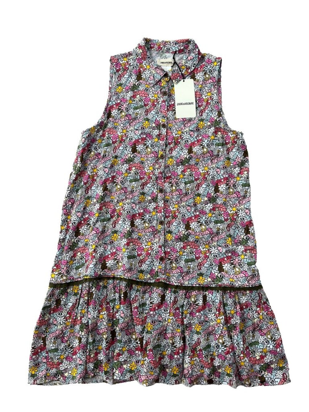 Zadig & Voltaire Girls Karo Floral Dress ( Y14 )